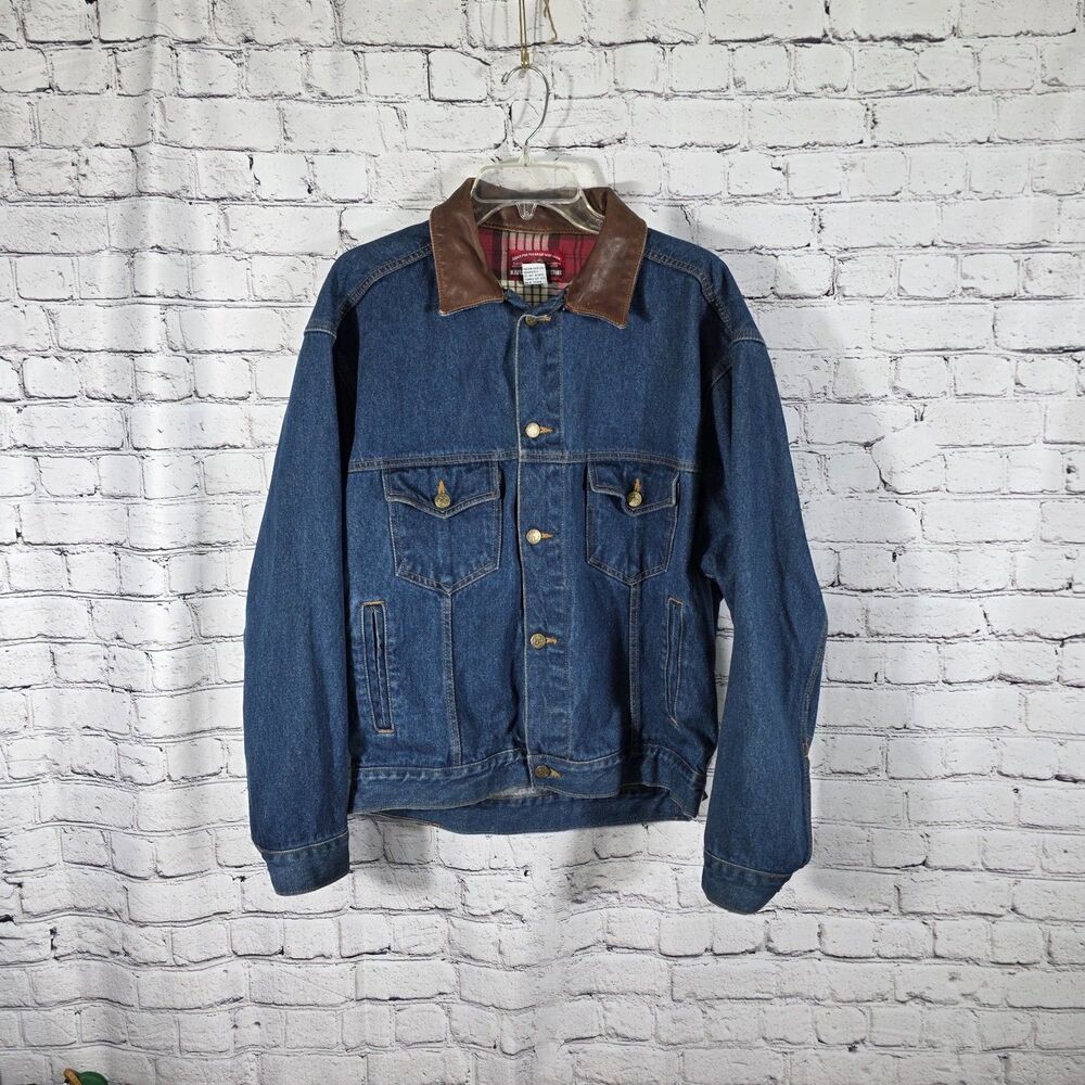 Marlboro Country Store Men's Medium Distressed Denim Jean Jacket